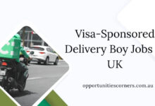Visa-Sponsored Delivery Boy Jobs in UK