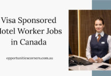Visa Sponsored Hotel Worker Jobs in Canada