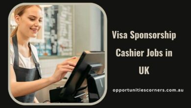 Visa Sponsorship Cashier Jobs in UK