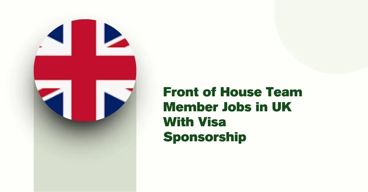 Front of House Team Member Jobs in UK