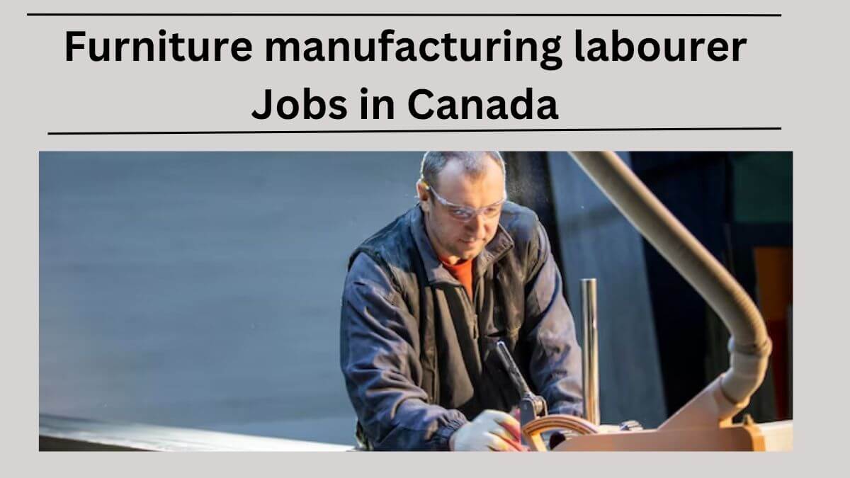 Furniture manufacturing labourer Jobs in Canada