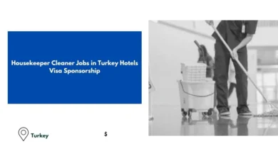 Housekeeper Cleaner Jobs in Turkey Hotels 
