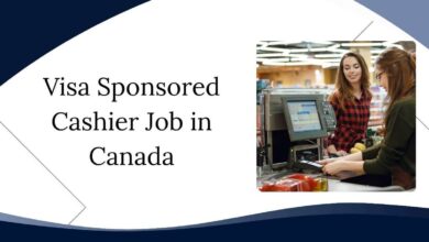 Visa Sponsored Cashier Job in Canada