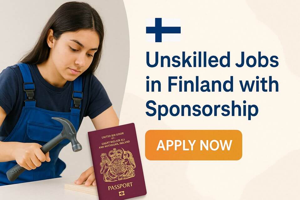 Unskilled Jobs in Finland with Sponsorship