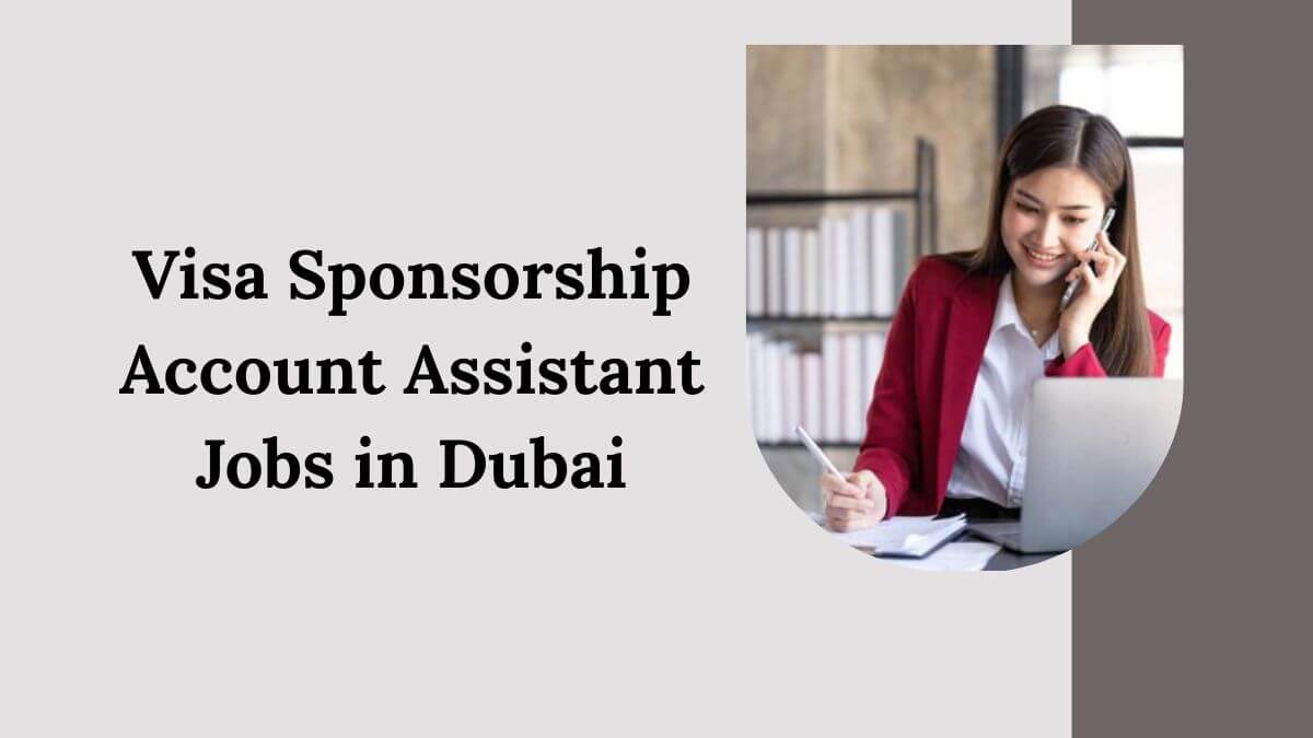 Visa Sponsorship Account Assistant Jobs in Dubai