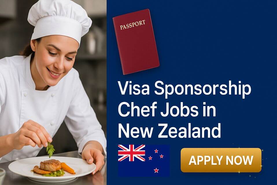 Visa Sponsorship Chef Jobs in New Zealand