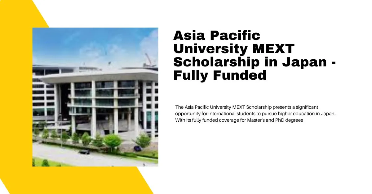 Asia Pacific University MEXT Scholarship