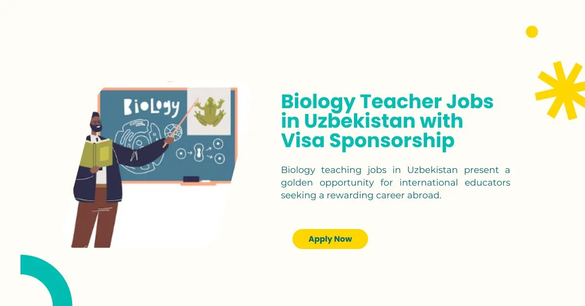 Biology Teacher Jobs in Uzbekistan
