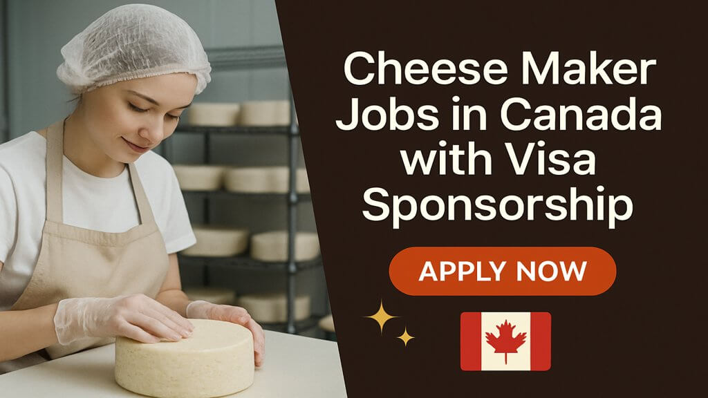 Cheese Maker Jobs in Canada with Visa Sponsorship