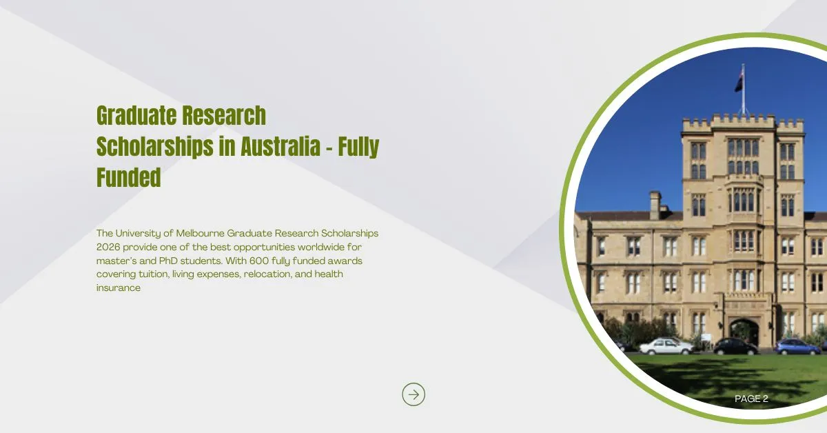 Graduate Research Scholarships in Australia