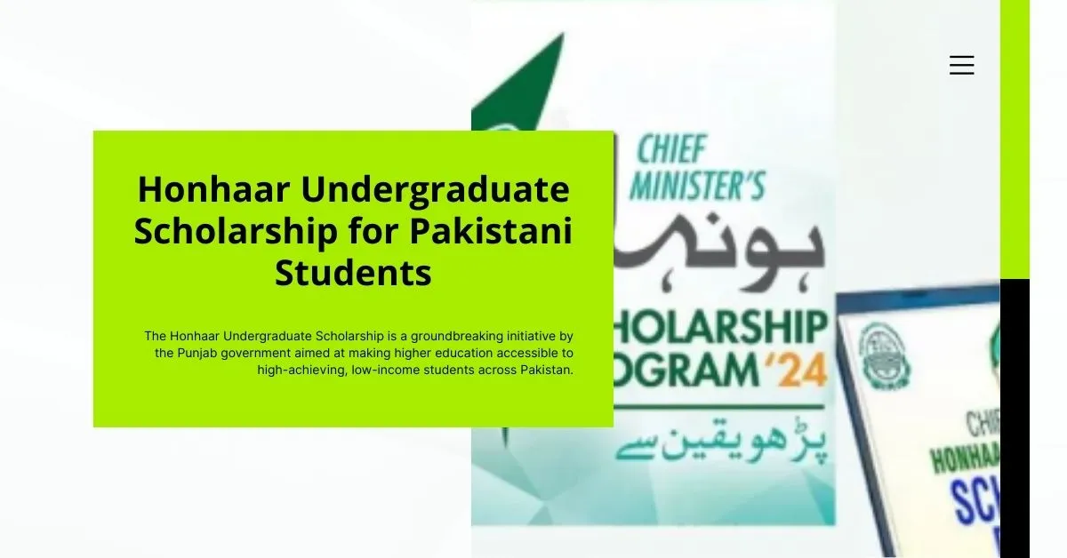 Honhaar Undergraduate Scholarship