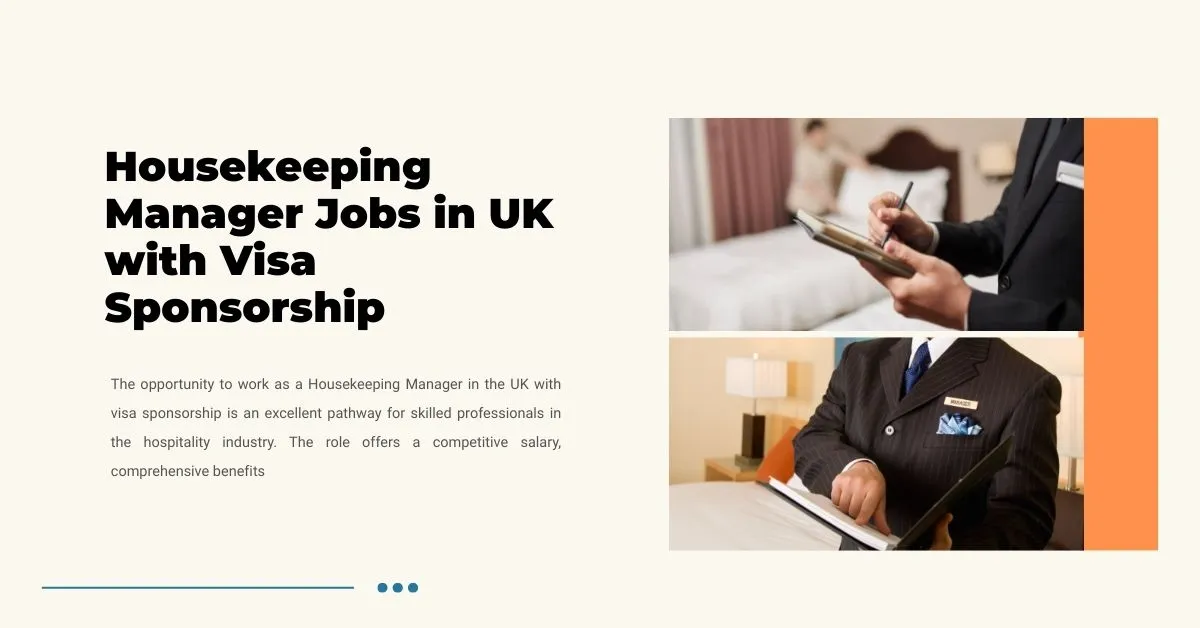 Housekeeping Manager Jobs in UK