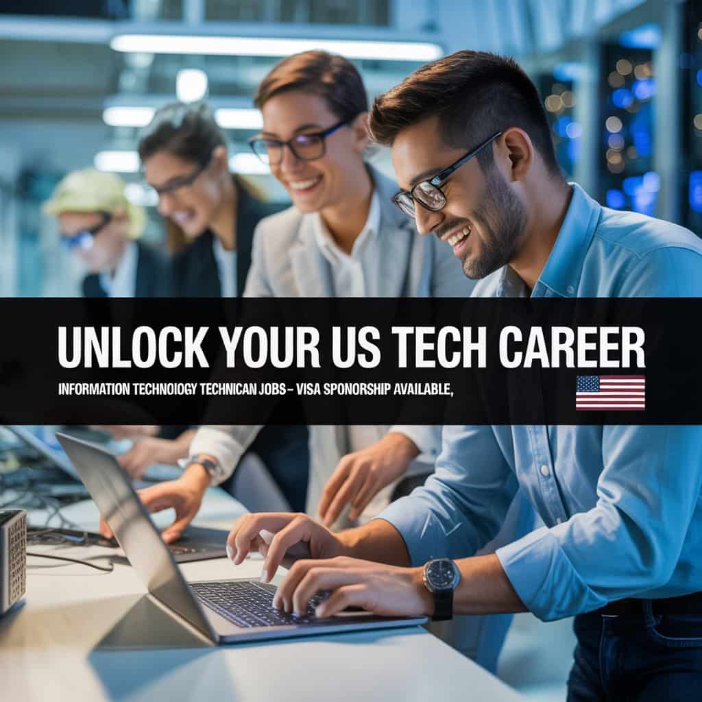Information Technology Technician Jobs in USA with Visa