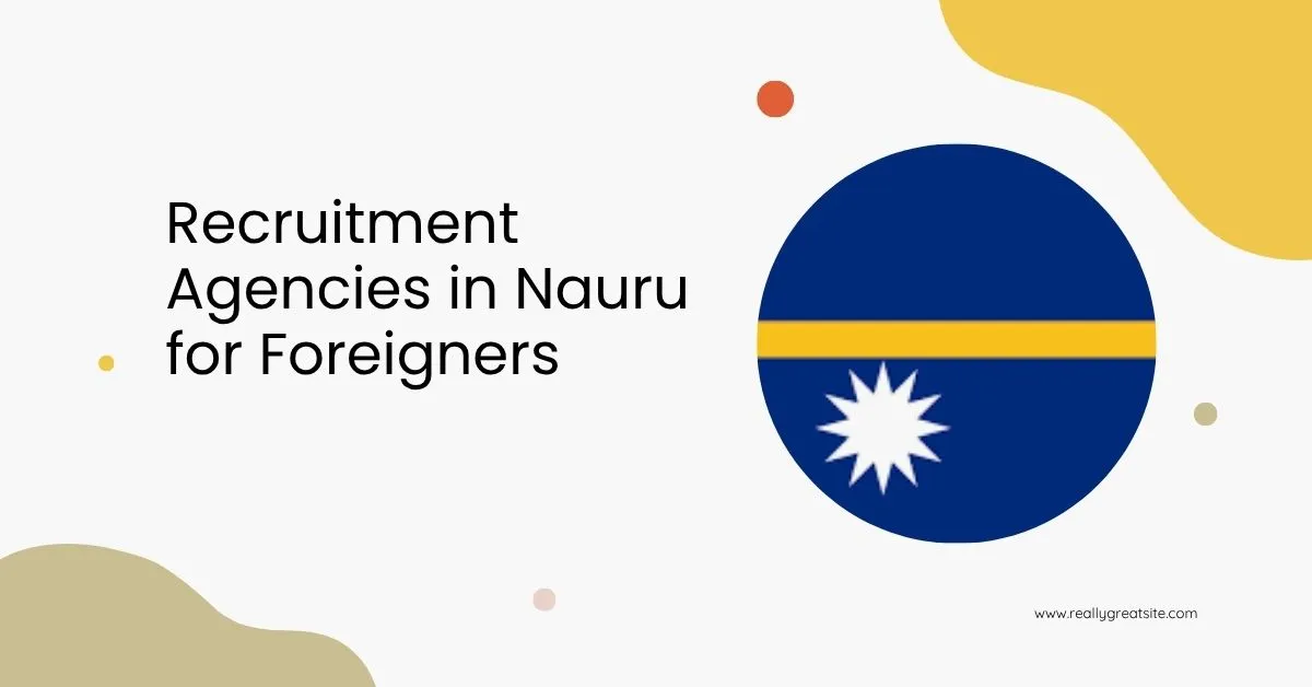 Recruitment Agencies in Nauru