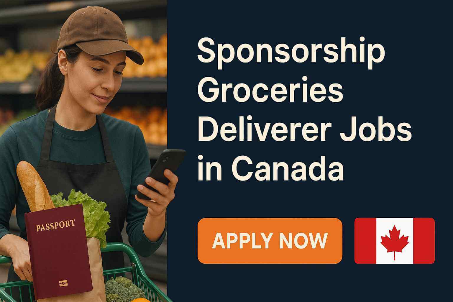 Sponsorship Groceries Deliverer Jobs in Canada