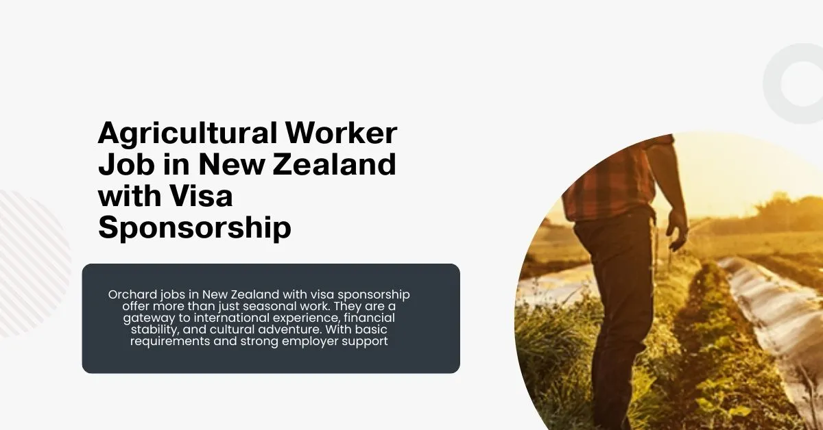 Agricultural Worker Job in New Zealand