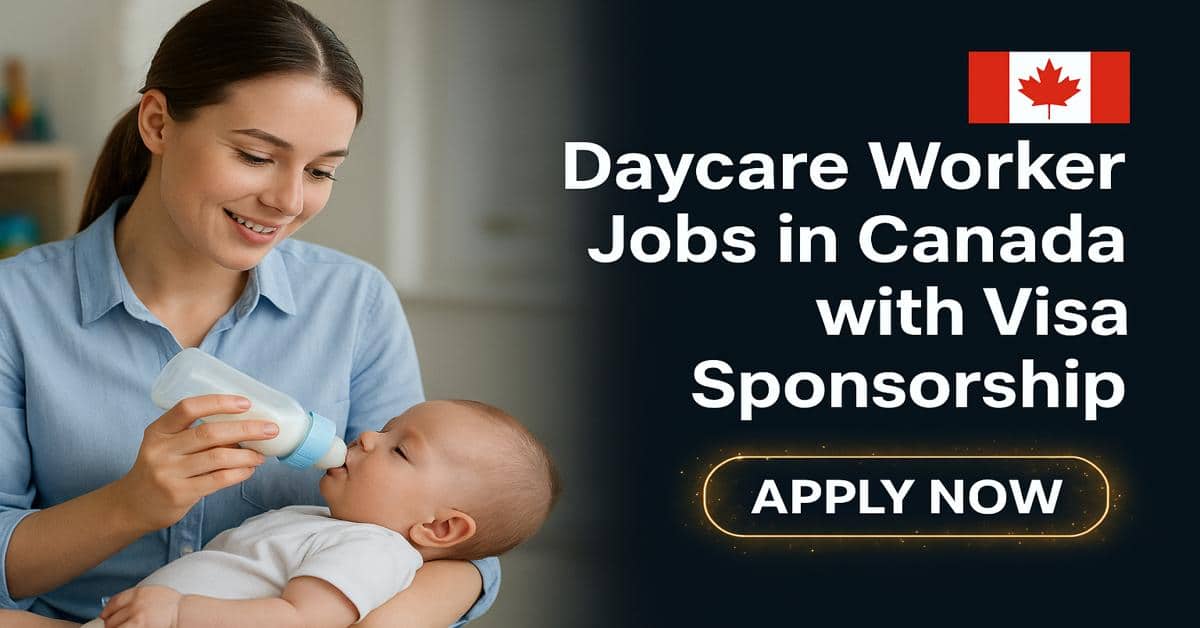 Daycare Worker Jobs in Canada with Visa Sponsorship