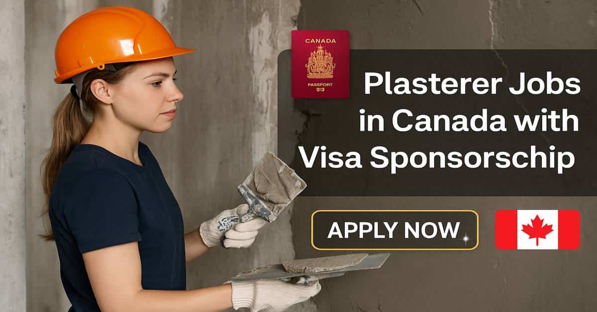 Plasterer Jobs in Canada with Visa Sponsorship