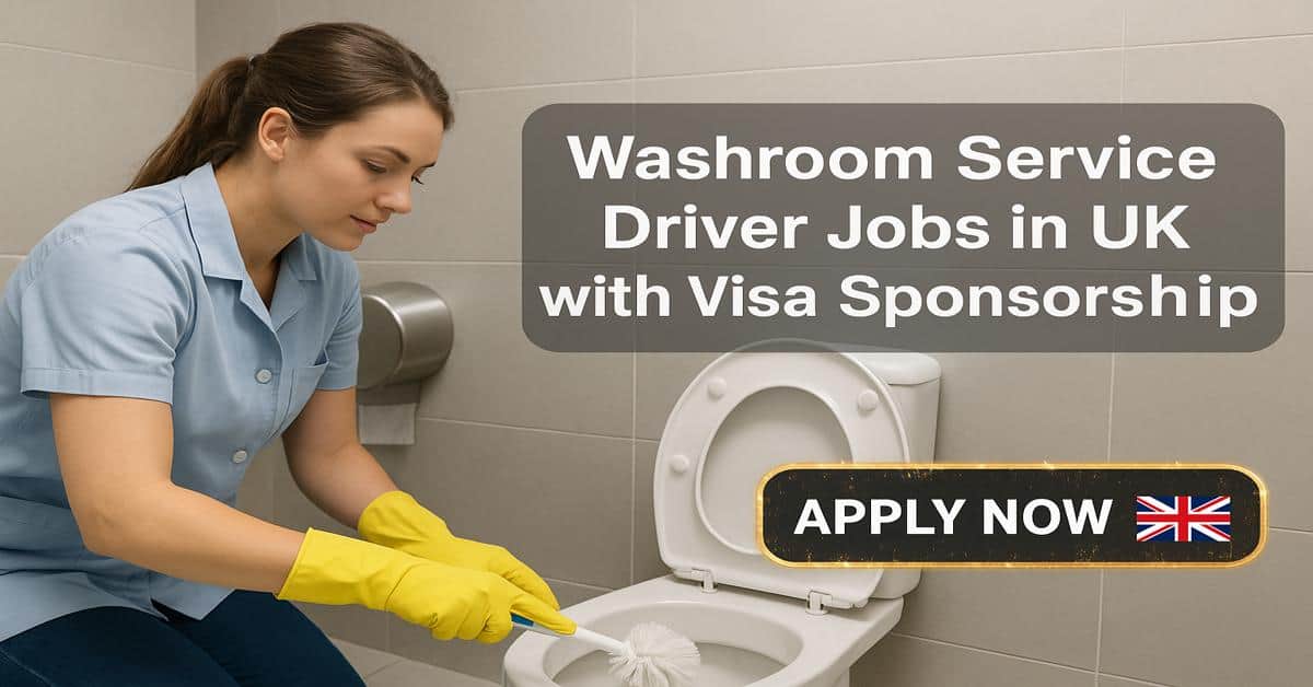 Washroom Service Driver Jobs in UK with Visa Sponsorship